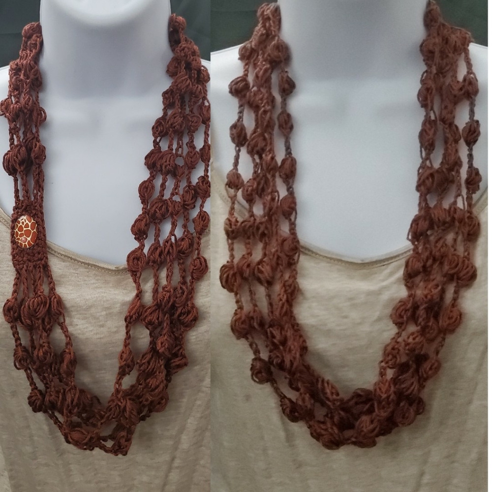 ARTISAN CRAFTED CROCHET NECKLACE
